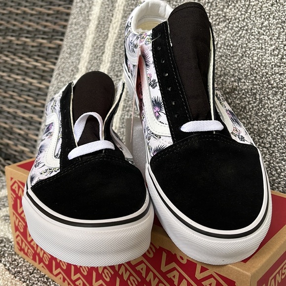 Vans Old Skool Paradise Floral Black True White WMNS - Picture 8 of 16